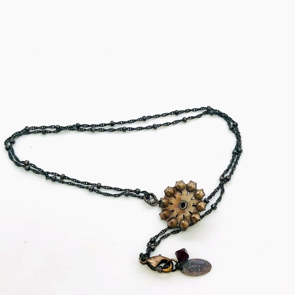 Vintage LIZ PALACIOS Garnet Necklace 🥀 - Picture 14 of 17